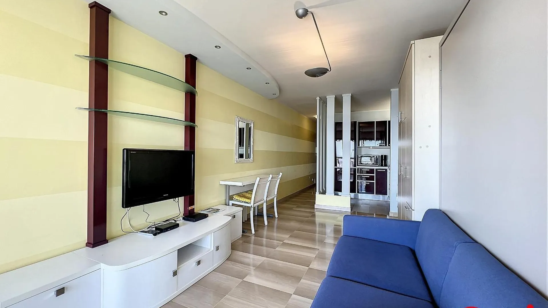 Studio Spacieux, Climatise Avec Vue Mer, Piscine, Wifi Et Parking Prive A Menton - Fr-1-647-29