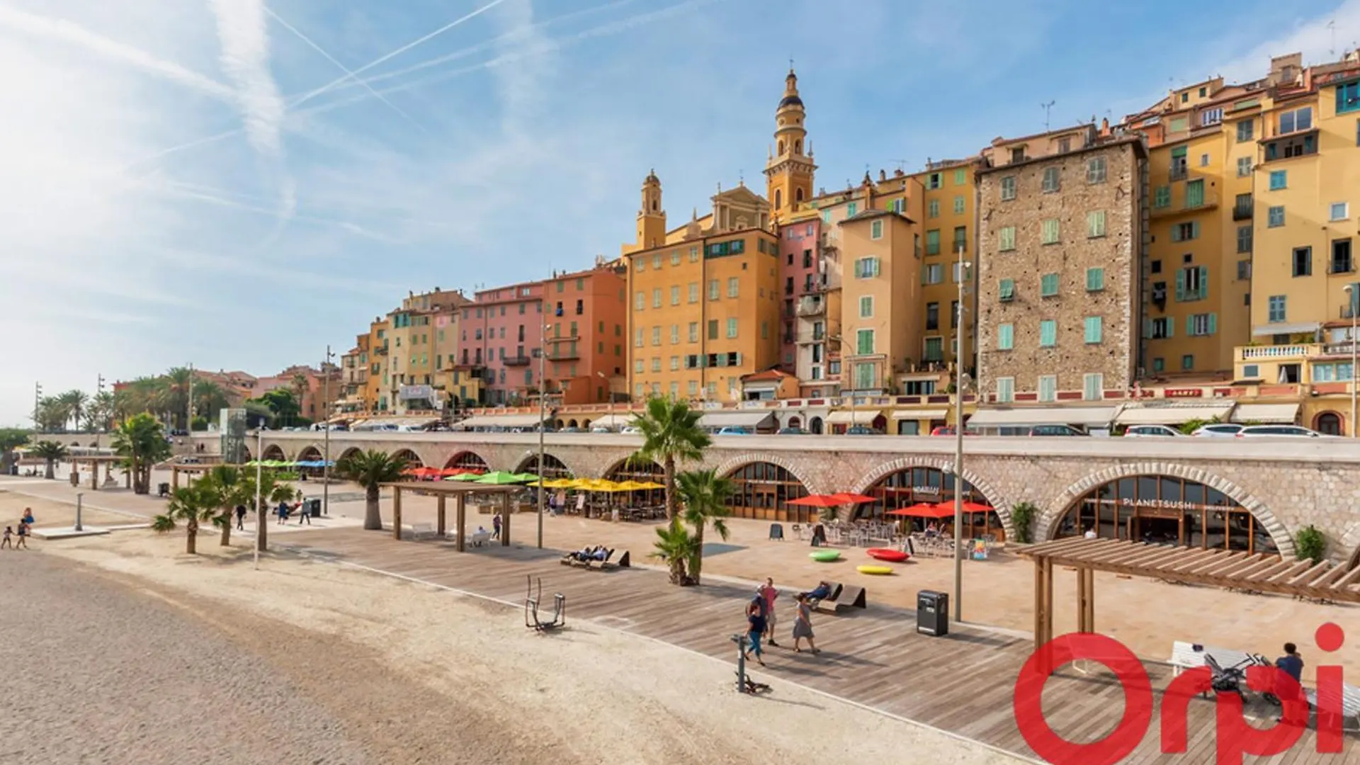 Apartment Studio Spacieux, Climatise Avec Vue Mer, Piscine, Wifi Et Parking Prive A Menton - Fr-1-647-29